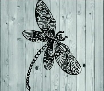 Dragonfly svg, mandala zentangle for cricut# cricut #dragonf