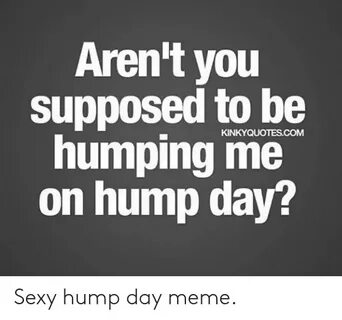 Sexy Hump Day Meme - Фото база