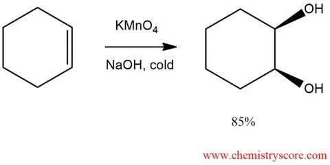 Dihydroxylation KMnO4 - ChemistryScore