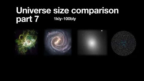 Universe Size Comparison Part 7 - YouTube