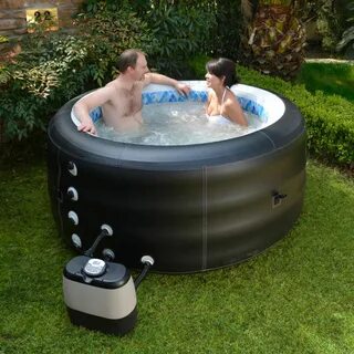 Inflatable Hot Tub Pinnacle Spa Deluxe, Portable 4-Person 70