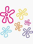 spongebob flowers Sticker by katelynstum Mini canvas art, Ar