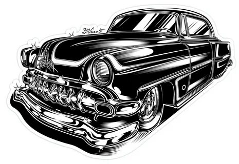 Hotrod Hellcat Designs on Behance Hot rods, Car drawings, Ca