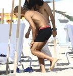 Jaden Smith goes shirtless on a beach in Miami Express Diges