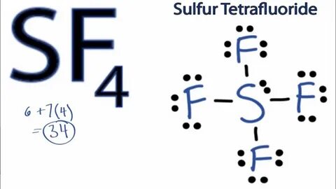 SF4 Lewis Structure: How to Draw the Lewis Structure for SF4