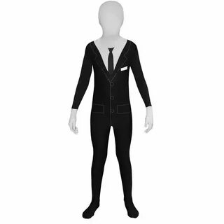 31.95 Slenderman Morphsuit - Child Costume ❤ #slenderman #mo