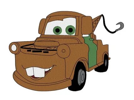 Tow Mater Cars Design 695 Embroidered Personalised Cotton Ba