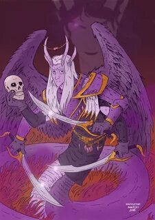 WH40K:Fulgrim Daemon Prince of Slaanesh by KrzysztofMalecki 