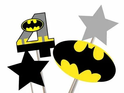 Superhero Batman Centerpiece Batman Party by TheLastCandy on