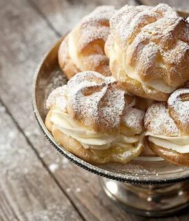 Cannoli Cream Filled Cream Puffs take the classic cream puff