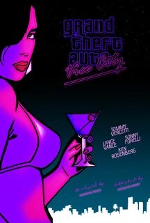 Grand Theft Auto: Vice City - PosterSpy City artwork, Grand 