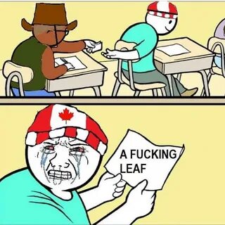 A fucking leaf
