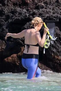 MEGYN KELLY in Bikini Top on Vacation in Hawaii 03/29/2017 -