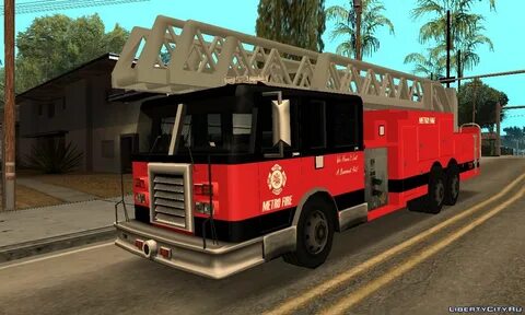 Скачать New Firetruck LA - LSFD Ladder 33 для GTA San Andrea
