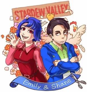 Stardew Valley art Emily and Shane npc marriage candidates b