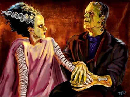 The bride of Frankenstein ← a other Speedpaint drawing by De
