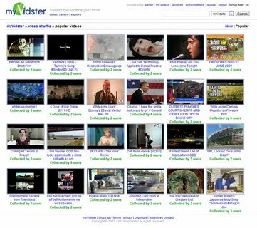 MyVidster Developer Blog: July 2011