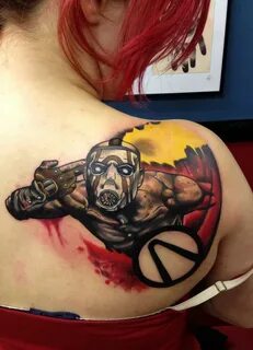 Borderlands. Tattoo. Borderlands tattoo, Gamer tattoos, Cool