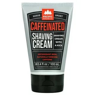 Pacific Shaving Company Крем для бритья с кофеином, 100 мл (