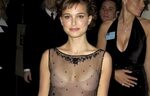 Natalie Portman Wore a See Through Dress at the American Cin