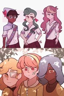 Camp Camp AU - Flower scouts Nerris, Nikki, Ered - Flower sc