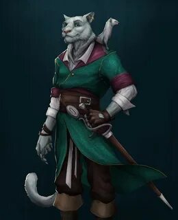 ArtStation - Ghost the Tabaxi Bard