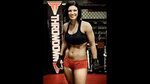 Gina Carano Shows off Her Belly Button - YouTube