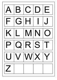 Capital Letter Alphabet A to Z Capital letters worksheet, Pr