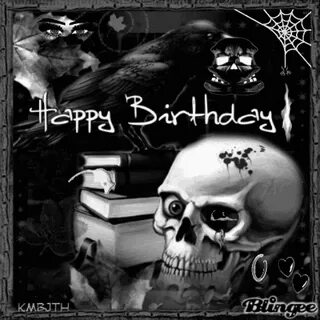 Happy Birthday Skull Horror GIF - Happy Birthday Skull Horro