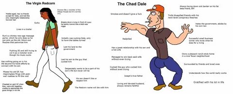 The Virgin Redcorn vs. THE CHAD DALE Virgin vs. Chad Know Yo