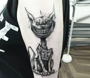 Mad Cat tattoo by Kamil Mokot Photo 20481