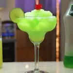 Frozen Midori Sour - Tipsy Bartender