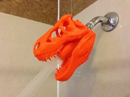 T-Rex Shower Head by JMSchwartz11 - Thingiverse Shower heads