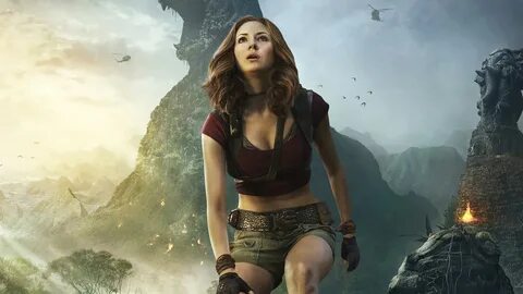 Jumanji battle Jungle Karen Gillan Wallpaper - 8Wallpapers