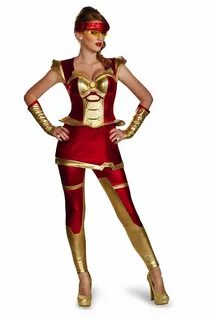 Disguise Women's Marvel Iron Man Movie 3 Iron Girl Bustier C