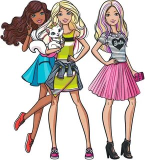 Barbie E Amigas Png - Clip Art Library