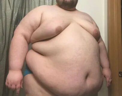 Fat guy stripping