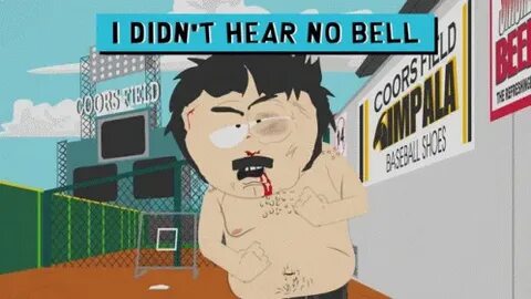 I Didnt Hear No Bell Randy Marsh GIF - I Didnt Hear No Bell 