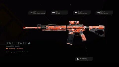 For The Cause COD Warzone and Modern Warfare Weapon Blueprin