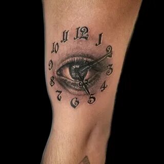 realistic eye tattoo done by Brian Martinez at Masterpiece T