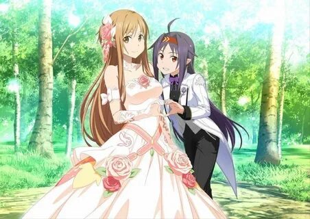 Asuna and Yuuki married. Sword art online kirito, Sword art 