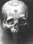 Pin by Jerald Pacheco on Pencil, Charcoal and Graphite Skull