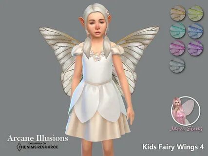 Arcane Illusions - Kids Fairy Wings 4 - The Sims 4 Catalog