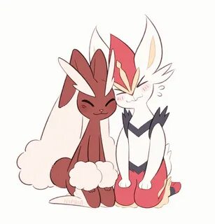 Cinderace and Lopunny (1) Pokémon Sword and Shield Cute poke