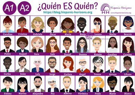 Juego Quién es Quién, A1 y A2 Blog de Hispanic Horizons