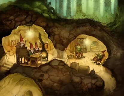 Underground Gnomes, Fairy tales, Fairy art