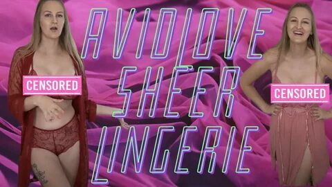 My Biggest SHEER AvidLove Lingerie Boudoir Try On Haul Ever!