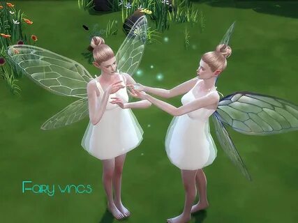 The Sims Resource - S-Club LL ts4 Fairy wings 01