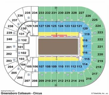 Greensboro Coliseum Seating Chart Seating Charts & Tickets