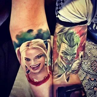 Joker & Harleyquinn couple tattoo - KickAss Things